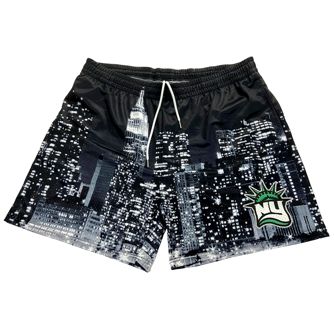NY Liberty "Skyline" Shorts (Black)